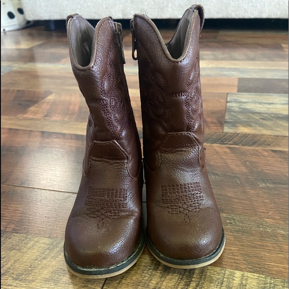 Cat & Jack Toddler Cowboy Boots 6